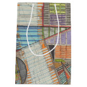 Moderne kaart van New York II Medium Cadeauzakje (Achterkant)