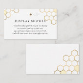 Moderne Kaart voor Gulden Bee Display Shower-behui (Voorkant / Achterkant)