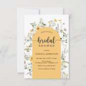 Moderne Kaart voor het uitnodigen van een bloem (Voorkant)