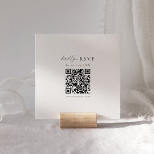 Moderne Kaart voor minimale RSVP-codebehuizing