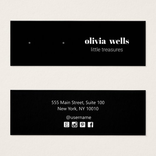 Moderne Kaart voor zwart-witbeeldscherm (Voorkant /achterkant)