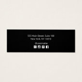 Moderne Kaart voor zwart-witbeeldscherm (Achterkant)