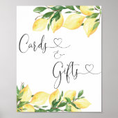 Moderne kaarten en cadeaubonnen poster (Voorkant)