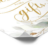 Moderne kaarten met eucalyptus voor kalligrafie en poster (Hoek)