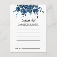 Moderne Kaarten van de Lijst van de Blauwe Floral