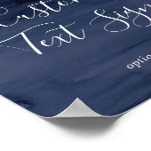 Moderne Kaarten voor verzendhulp en aangepaste cad Poster (Hoek)