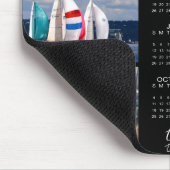 Moderne kalender 2023 3 Gepersonaliseerd het Foto  Muismat (Hoek)