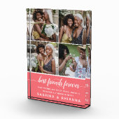 Moderne kalligrafie 'Beste vrienden voor altijd' 4 Fotoblokken (Rechts)