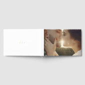 Moderne kalligrafie bruiloft foto gastenboek (Volledig)