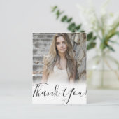 Moderne kalligrafie | Foto Afstuderen Hartelijk da Briefkaart (Staand voorkant)