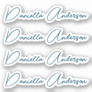 Moderne kalligrafie Handtekening Vinyllabel Sticker