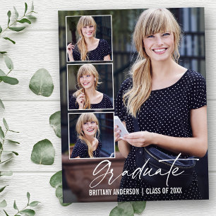 Moderne kalligrafie-inkt 4 Foto-Afstuderen Briefkaart