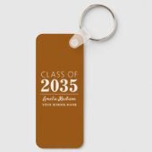 Moderne kalligrafie inkt Script Afstudeerder Foto  Sleutelhanger (Achterkant)