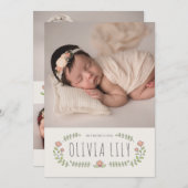 Moderne kalligrafie Klop Band Aankondiging (Voorkant / Achterkant)