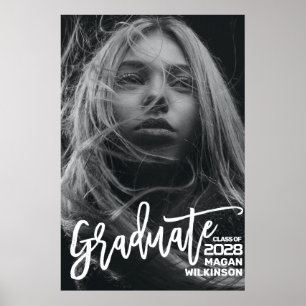 Moderne kalligrafie Minimale volledige foto-Afstud Poster