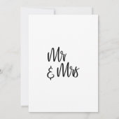 Moderne kalligrafie Minimalistisch We Zijn Getrouw Kaart (Achterkant)