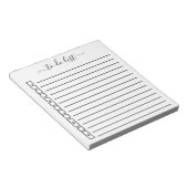 Moderne kalligrafie om aan te bieden met selectiev notitieblok (Schuin)