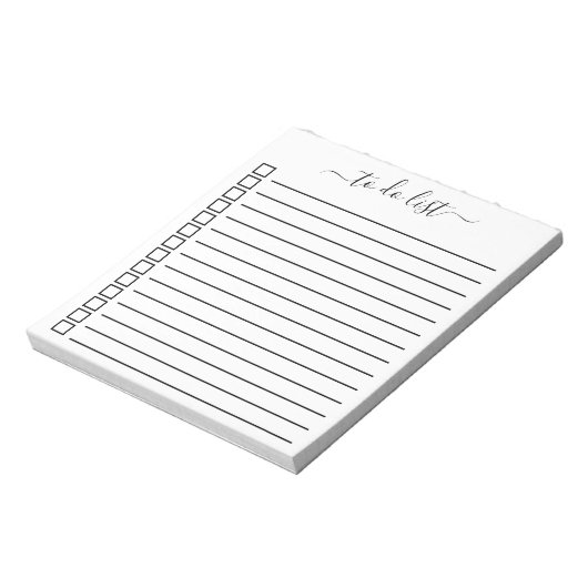 Moderne kalligrafie om aan te bieden met selectiev notitieblok (Gedraaid)