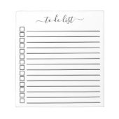 Moderne kalligrafie om aan te bieden met selectiev notitieblok (Voorkant)