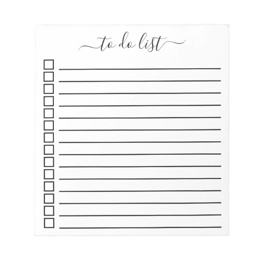 Moderne kalligrafie om aan te bieden met selectiev notitieblok (Voorkant)