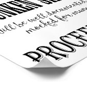 Moderne kalligrafie, open balk afdrukken poster (Hoek)