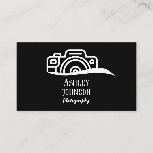 Moderne kalligrafie Professionele fotografie Visitekaartje (Voorkant)