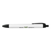 Moderne kalligrafie Script Sage Groene Hart Bruilo Zwarte Inkt Pen (Bovenkant)
