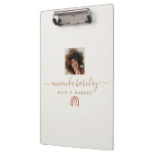 Moderne kalligrafie-scriptfoto klembord (Links)