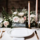 Moderne kalligrafie tabel drie tabel nummer raamsticker