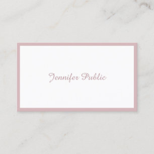 Moderne kalligray Script Minimalistisch ellegante  Visitekaartje