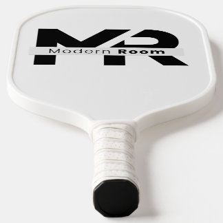 Moderne Kamer MR Monogram Minimalistisch Witte Pic Pickleball Paddle