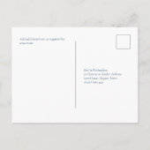 Moderne Kaneel Terracotta Herfst Bruiloft Briefkaart (Achterkant)