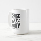 Moderne kapsalon stylist koffiemok (Voorkant links)