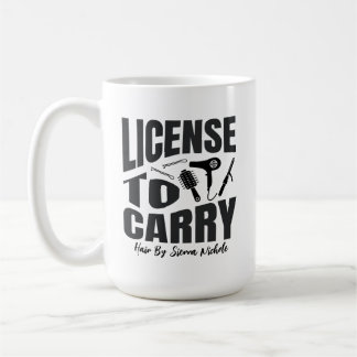 Moderne kapsalon stylist koffiemok