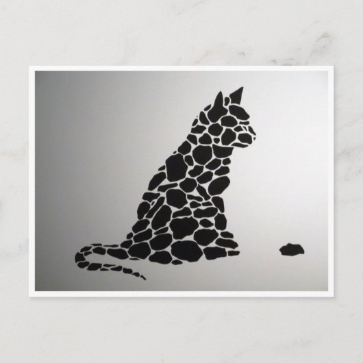 moderne kat briefkaart (Voorkant)