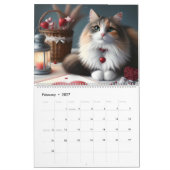 Moderne Katten in Kunst Kalender (Feb 2027)