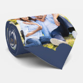 Moderne Keepsake Multi Photo Custom Afbeeldingen Stropdas (Opgerold)