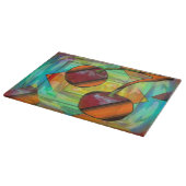 Moderne kersen snijplank (Hoek)