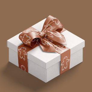 Moderne Kerst Gingerbread Man Bruin BE562F Lint