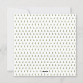 Moderne Kerst Greenery Krans bessen Foto Feestdagenkaart (Achterkant)