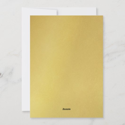 Moderne Kerst Hand Geletterde Gouden Script Foto Feestdagenkaart (Achterkant)