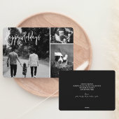 Moderne kerst Kaart | B+W Trendy Collage