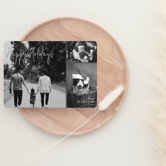 Moderne kerst Kaart | Olive Trendy Collage