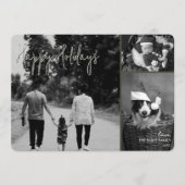 Moderne kerst Kaart | Olive Trendy Collage (Voorkant)