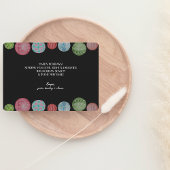 Moderne kerst Kaart | Ornament Triple-Photo