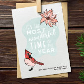 Moderne kerst Kardinaal Vakantie