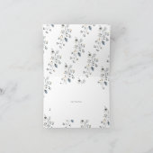 Moderne kerst LOGO Business Folded Feestdagen Kaart (Binnen)