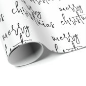 Moderne kerst met feestdag cadeaupapier (Rol Hoek)