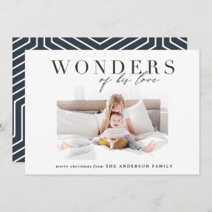 Moderne kerst met religieuze kerkkunst met meerder feestdagenkaart