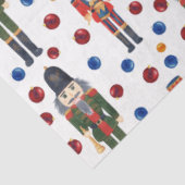 Moderne Kerst Notenkraker Tegels Festief Tissuepapier (Detail)